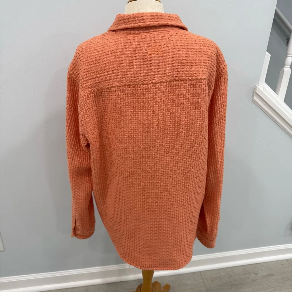 BDG Woven Tangerine Shirt - Picture 3 of 4